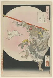 Songoku, le Roi Singe et le Lièvre Bijou par la Lune, 10 octobre 1891